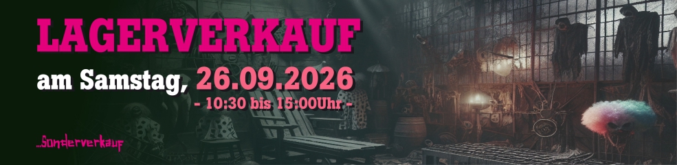 Lagerverkauf im September