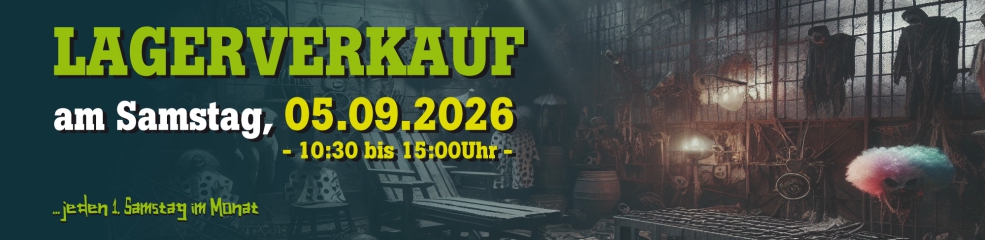 Lagerverkauf im September