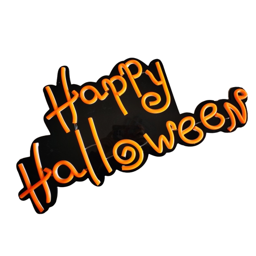 Neon Schild Happy Halloween [60cm]