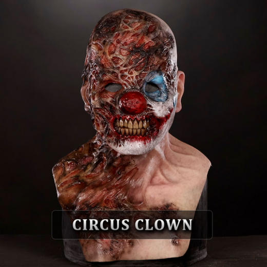 Silicone Maske Arson-Circus Clown