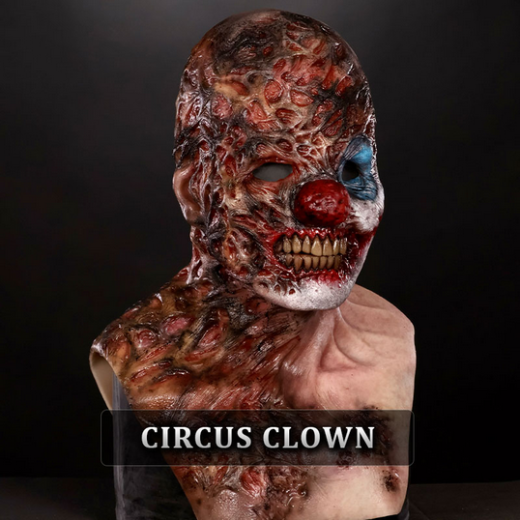 Silicone Maske Arson-Circus Clown