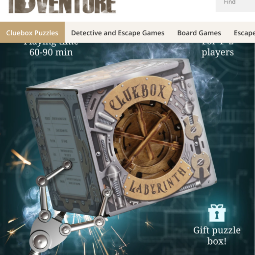 Cluebox - Cambridge Labyrinth Murmelbahn