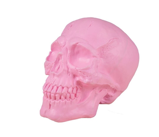 Schädel, rosa [18cm]
