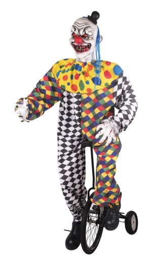 Clown auf unicycle [175cm]