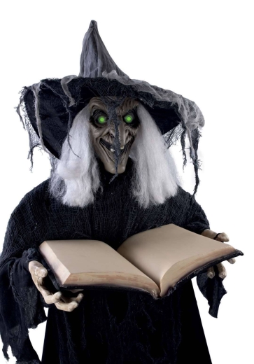 Hexe mit Buch [190cm]
