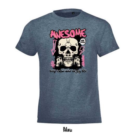 Kids T-shirt &quote;AWESOME&quote; | 4 Farben