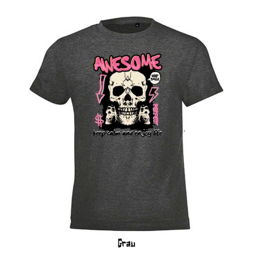 Kids T-shirt &quote;AWESOME&quote; | 4 Farben
