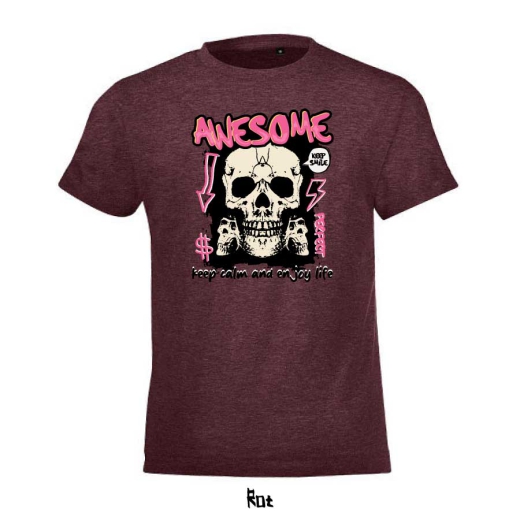 Kids T-shirt &quote;AWESOME&quote; | 4 Farben