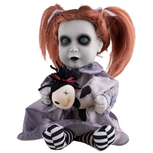 Puppe mit Teddy [26cm]