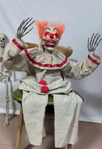 Clown, lachend
