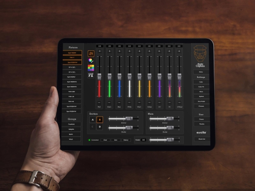 DMX Interface per WI-FI und APP