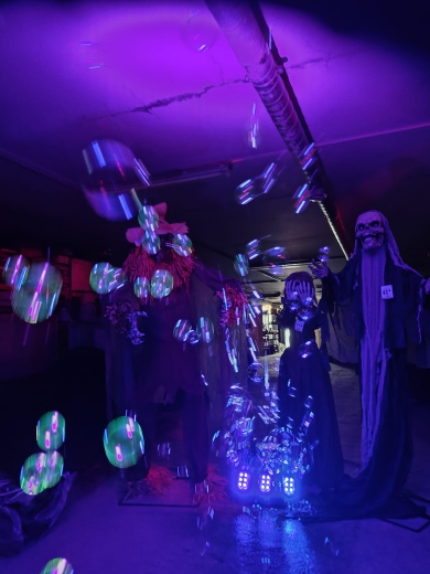 FOG Bubble Maschine mit LED [DMX]