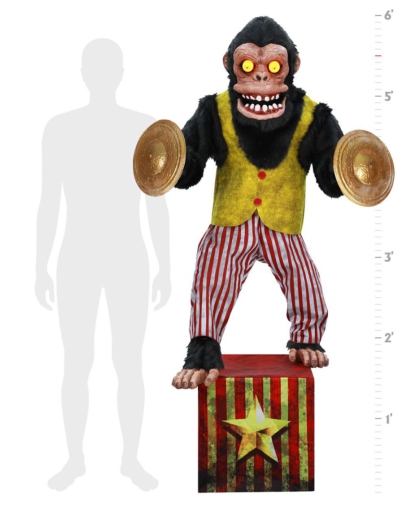 Monty der böse Spielzeug-Affee [180cm]