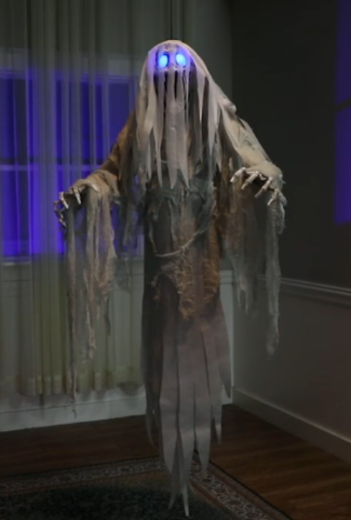 Hängefigur Geist mit blauen Augen [160cm]
