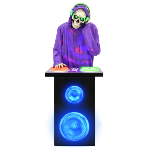 Reaper DJ mit Plattenteller [168cm]