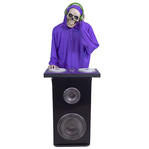 Reaper DJ mit Plattenteller [168cm]
