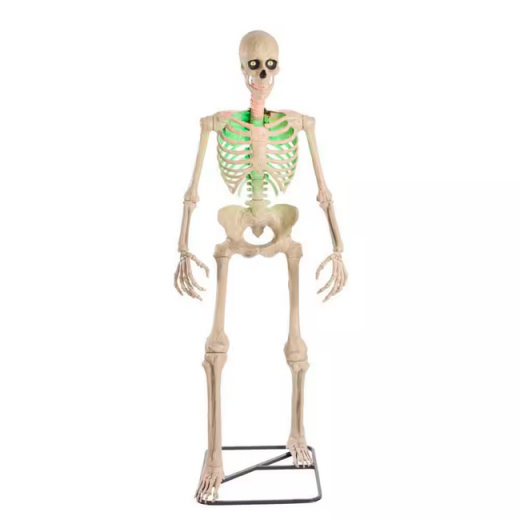 Skelett &quote;Grave & Bones&quote; mit Handy-APP [198cm]