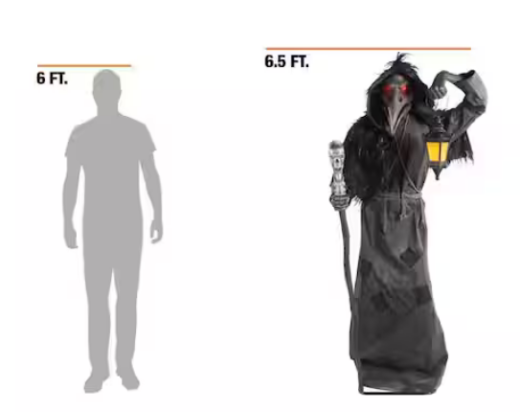 Krähe Gruesome Grounds LED [200cm]