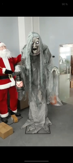 PHANTOM mit Laterne, grau [213cm]
