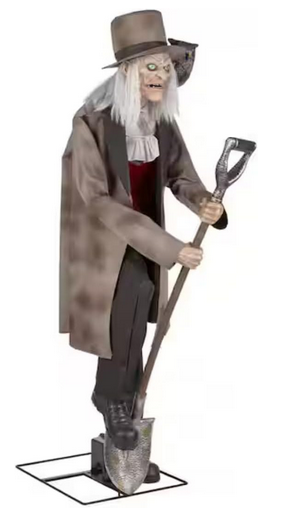 Totengräber mit Eule [198cm]