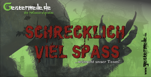 Bauzaun Banner mit Hand &quote;Viel SPASS&quote;