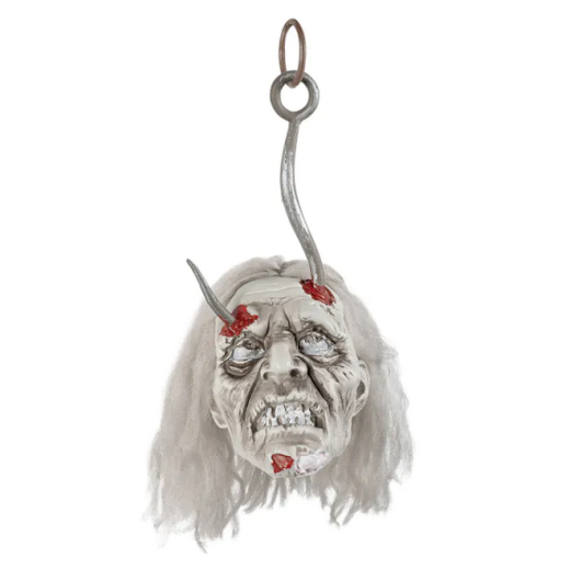 Abgetrennter Kopf am Haken [20cm]