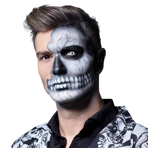 Kontaktlinsen 3-Monats DUO [schwarz/weiss]