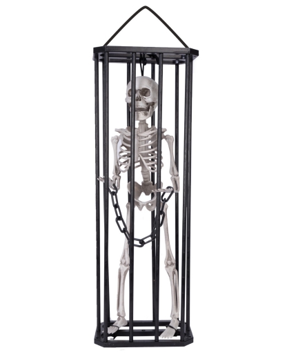 Skelett im Käfig, klein [43cm]