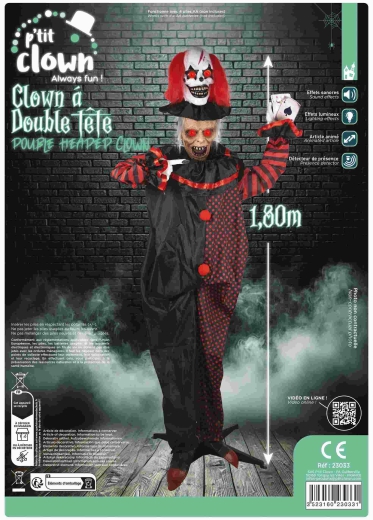 Pop Up Clown | Double Head [180cm]