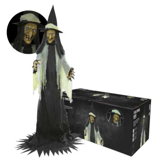 Hexe XXL mit LED-Augen [300cm]