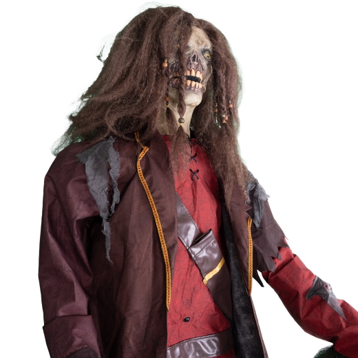 Piraten Zombie mit Dolch und Flasche [183cm]