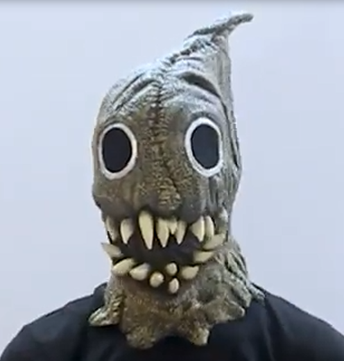 Latexmaske "Sackgesicht"