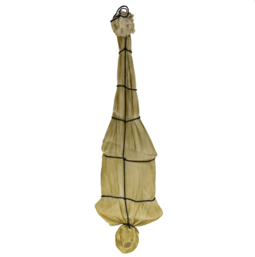 Hängende Leiche, verschnürt mit Licht [155cm]