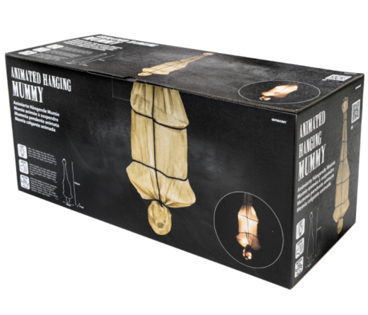 Hängende Leiche, verschnürt mit Licht [155cm]