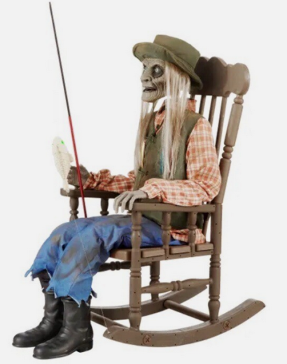 Fischer im Schaukelstuhl