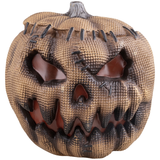 Kürbis mit Flammenlicht [30x30x30cm]