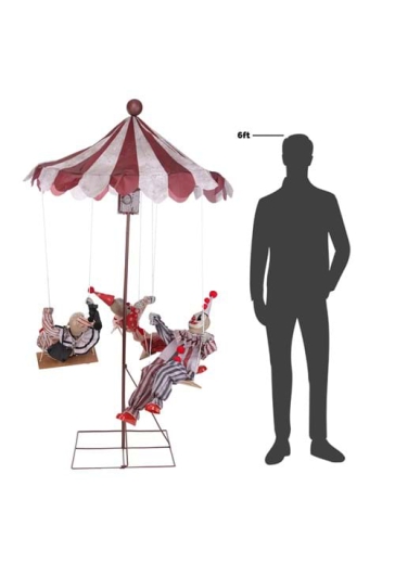 Karussel mit 3 Clowns [220cm]