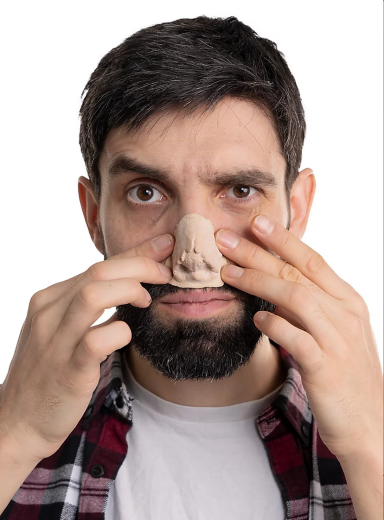 Nase "Zombie" aus Latex