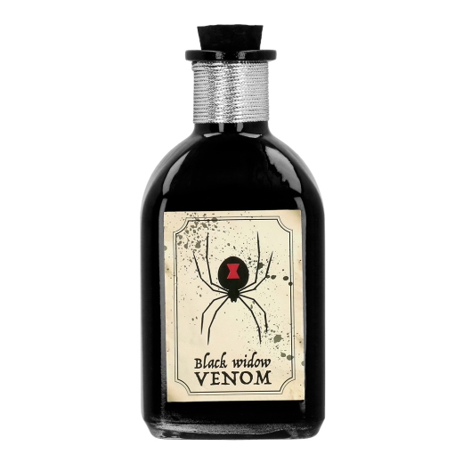 Glasflasche "Black Widow" [14cm]