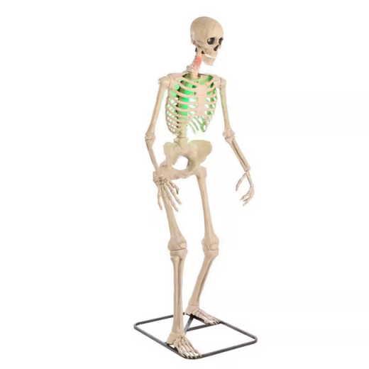 Skelett "Grave & Bones" mit Handy-APP [198cm]