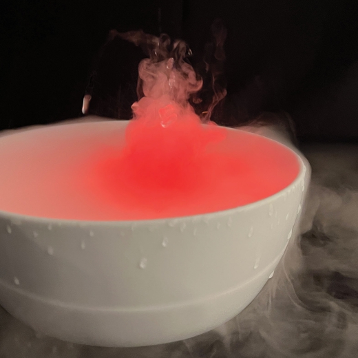 Zerstäuber für Nebeleffekt mit LED