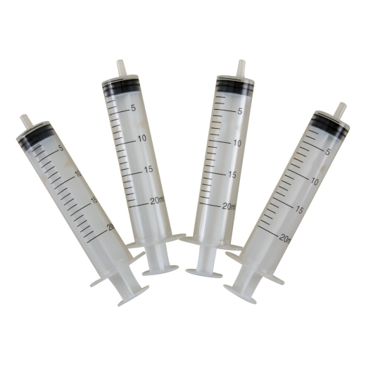 Spritze 20ml, 4er SET [12cm]