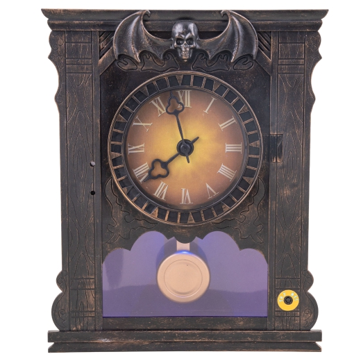 Uhr mit Skelett [20cm]