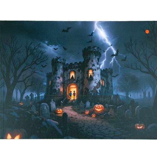Gemälde "Geisterschloss" [51cm]
