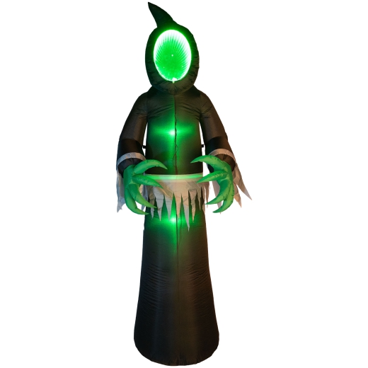 Geist "Infinity" mit grünen LED, aufblasbar [240cm]