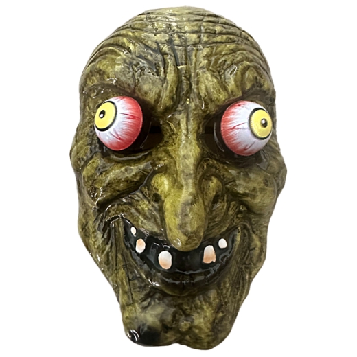 Maske "Hexe" mit beweglichen Augen