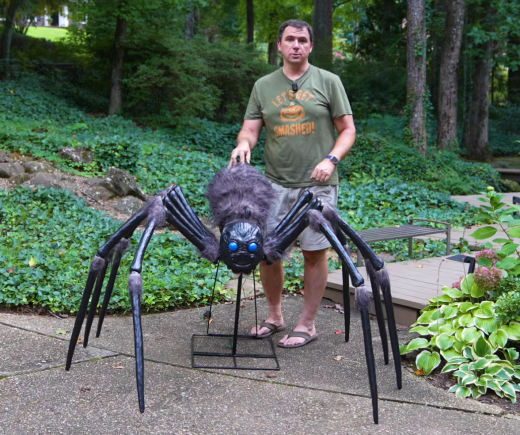 Spinne "Kili" XL mit bewegten Beinen [Ø 180cm]