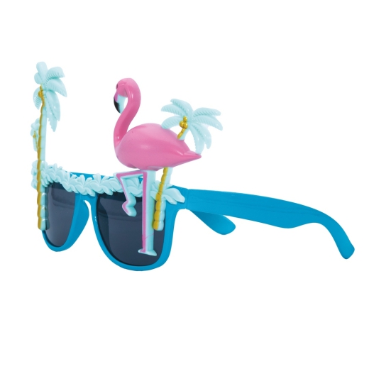 Brille "Palmen und Flamingo"