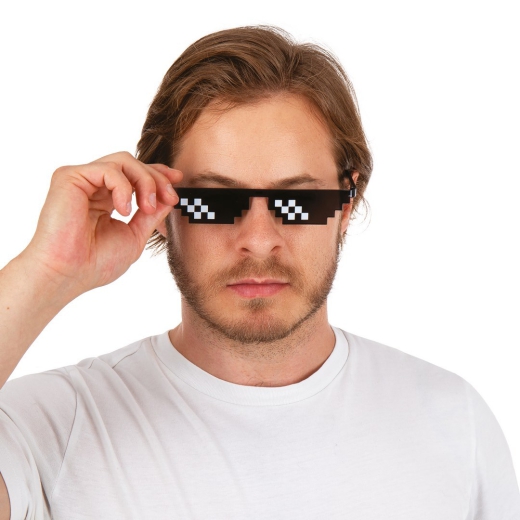 Brille "Pixel Art"