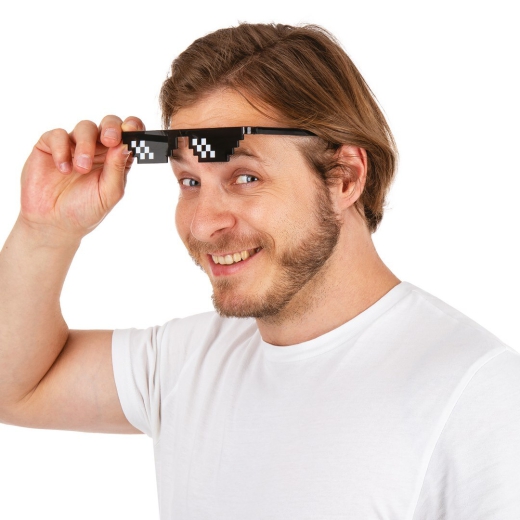 Brille "Pixel Art"